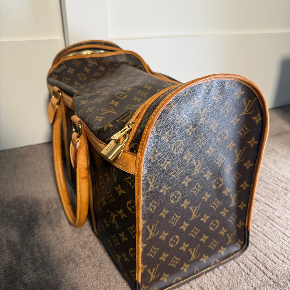 Louis Vuitton Brown Monogram Pet Carrier